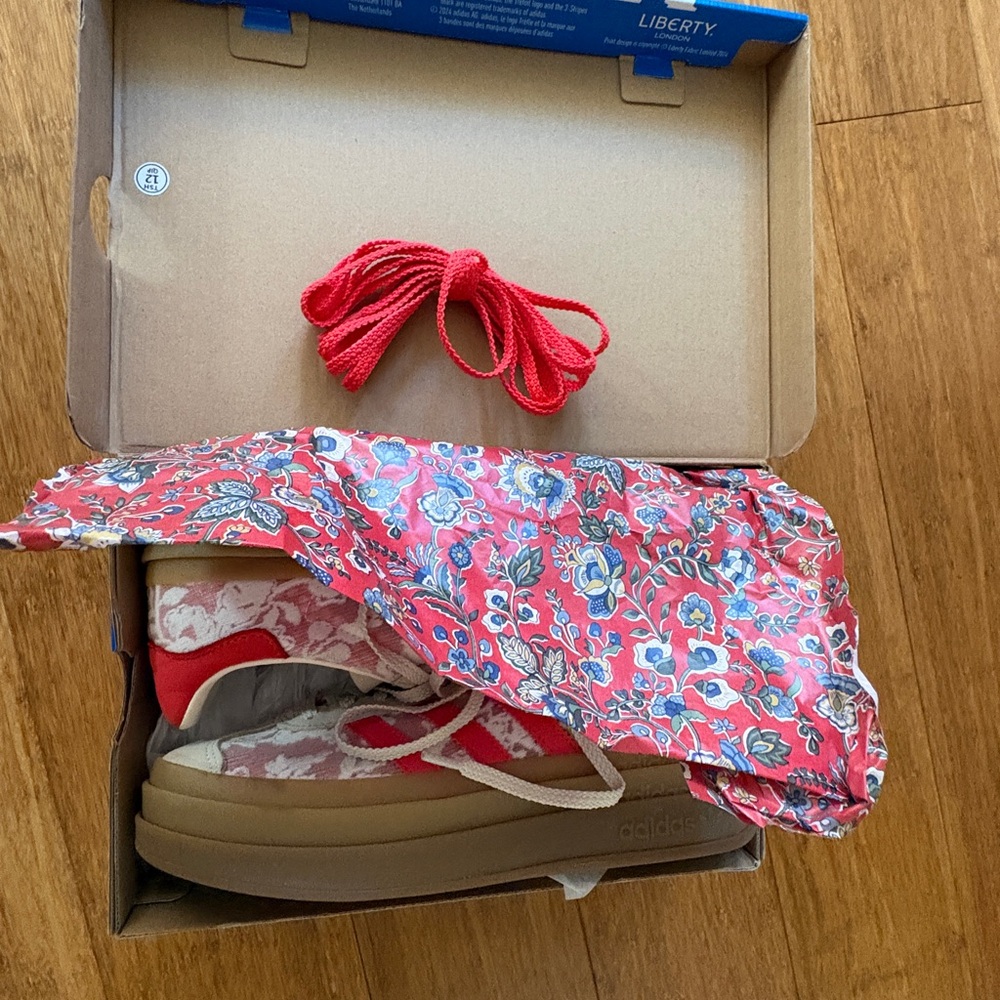 Adidas originals x Liberty London Gazelle Bold (LIKE NEW) - Picture 9 of 10